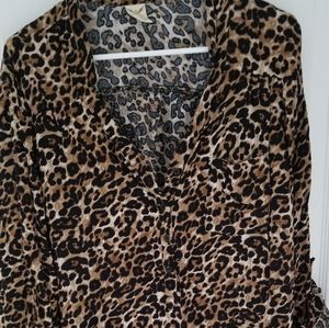 Leopard long sleeve top